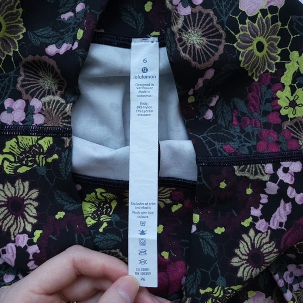 🍋NWOT Lululemon Wunder Under Crop (Hi-Rise) 21" - Picture 5 of 8